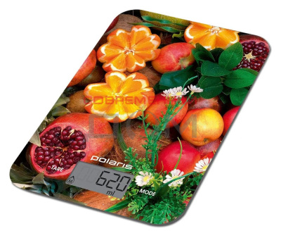 Весы бытовые электронные POLARIS PKS 1057DG Fruits